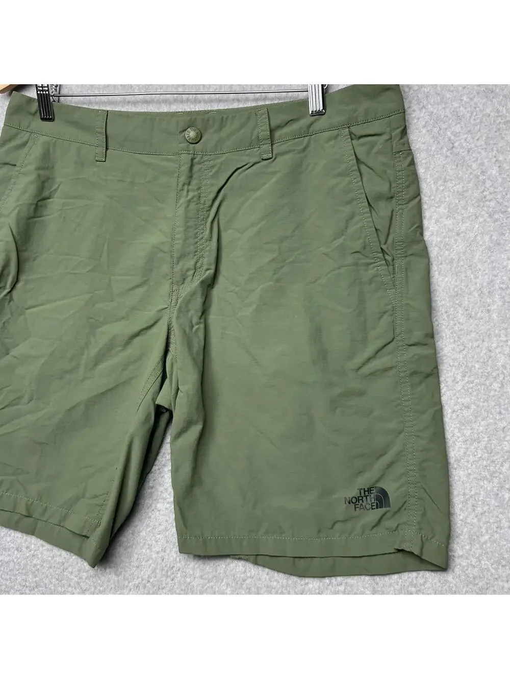 The North Face Men Shorts 34 Green Hiking Outdoor Casual Breathable Gorpcore